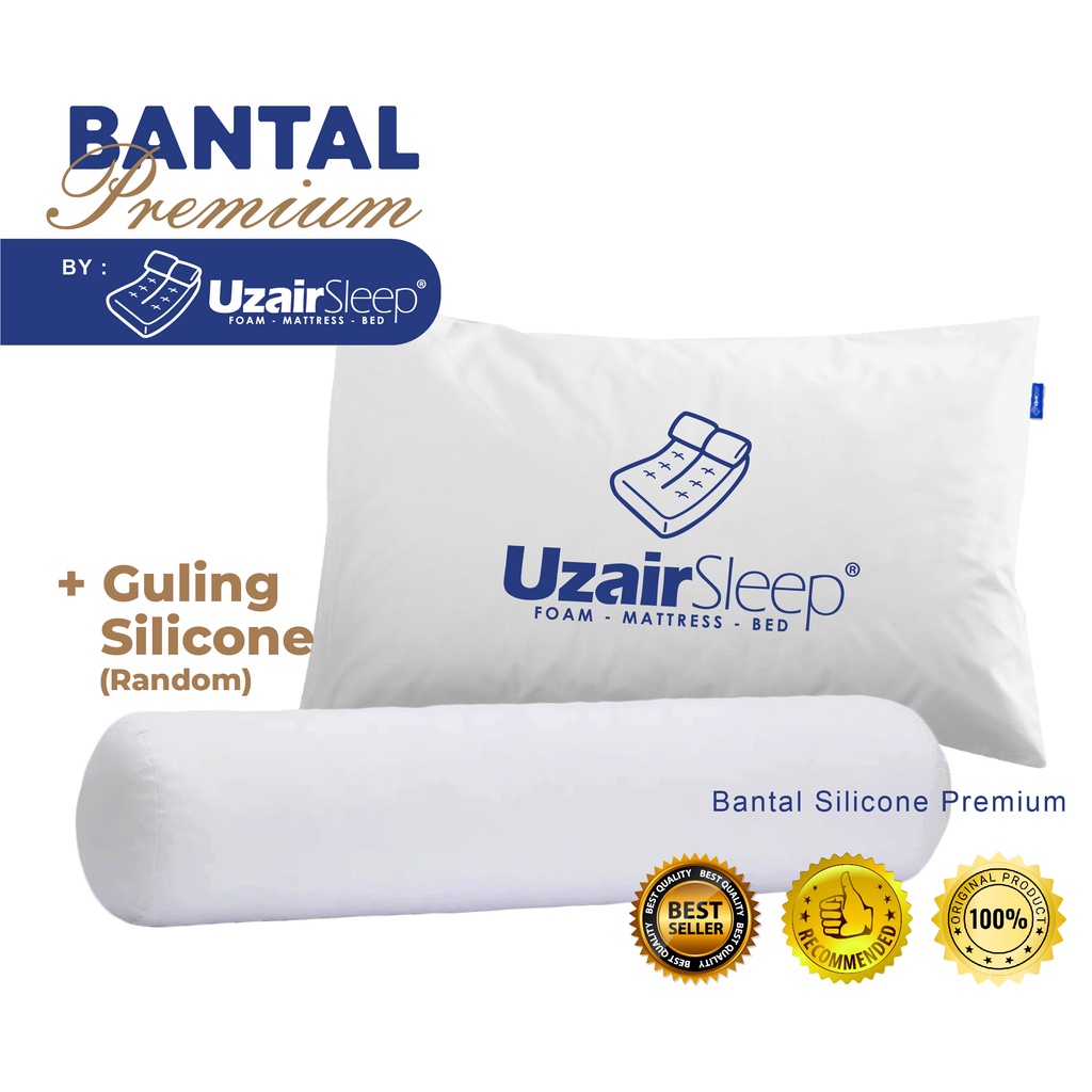 Jual Uzair Sleep Paket Bantal Silikon Premium Guling Pillow Guling Bolster Hotel Bisa