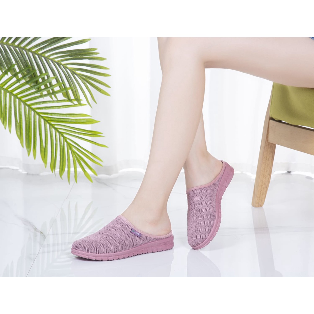 Sepatu Sandal Bustong Wanita Merk Col Original Import Rajut Gaya Korea TX61-W