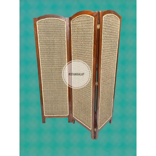 PARTISI PENYEKAT RUANGAN / SKETSEL ROTAN / PEMBATAS RUANGAN / RONO / GEBYOK