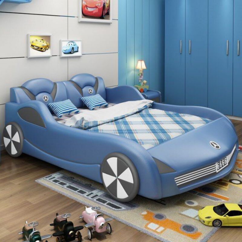 tempat tidur anak karakter mobil