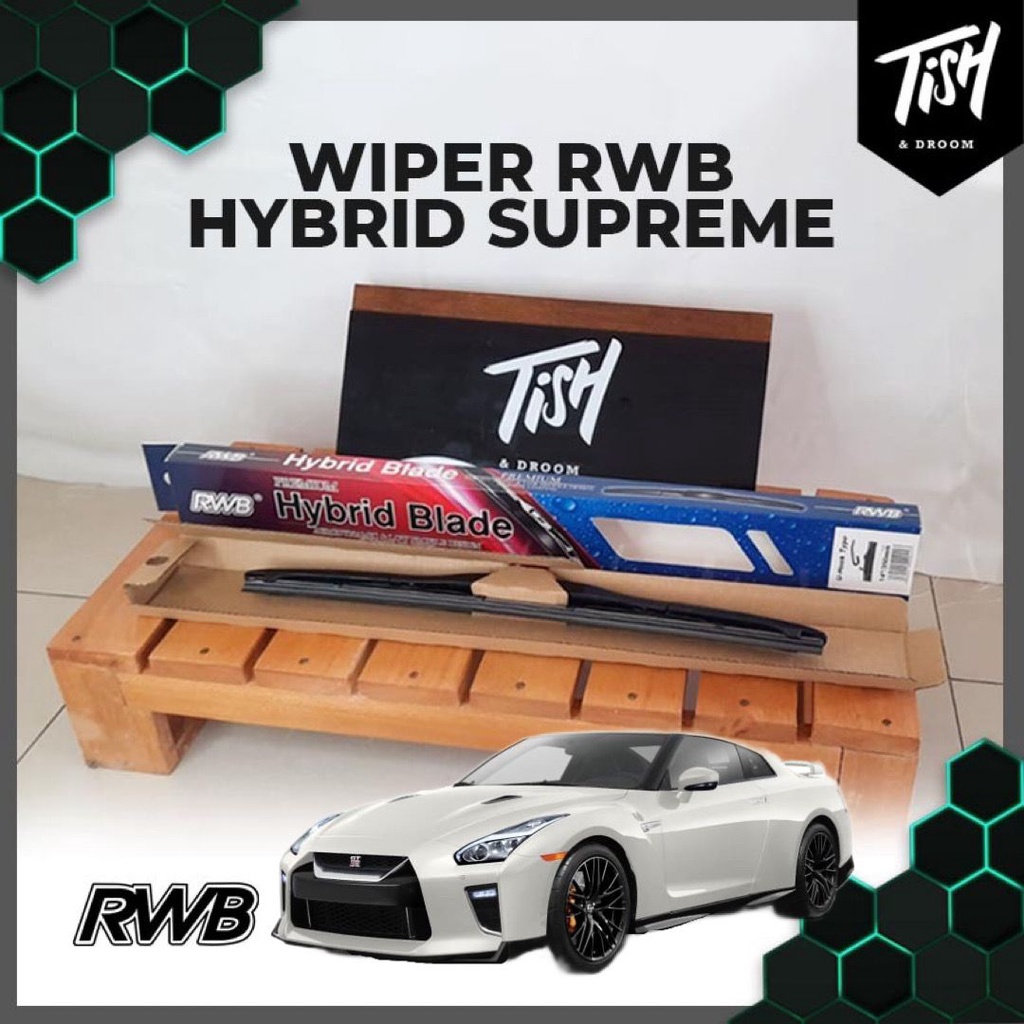 Wiper Skyline GTR R35 2009 Hybrid RWB Supreme 2 PCS