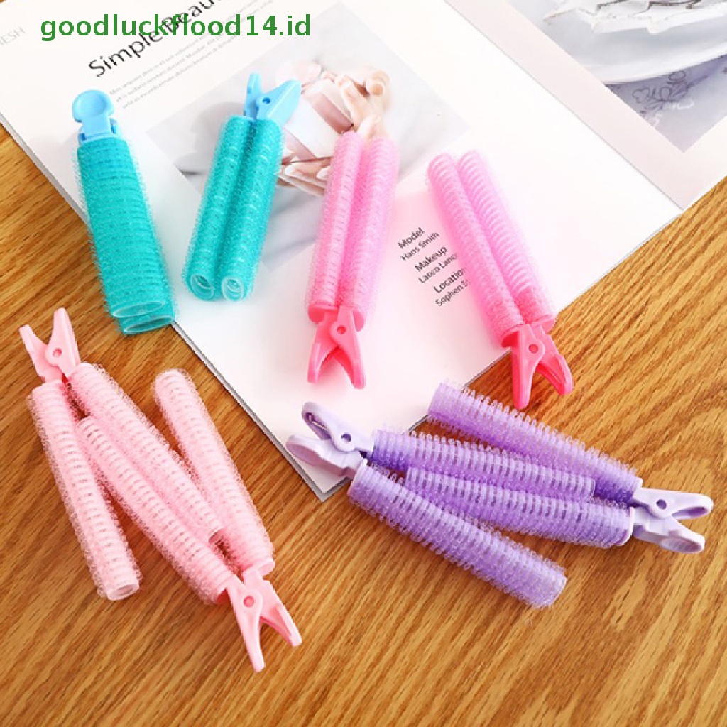 [GOOGFOUR] Hair Root Fluffy Clip Lazy Perm Air Bangs Volume Styling Hairpin Curling Tube [TOP]