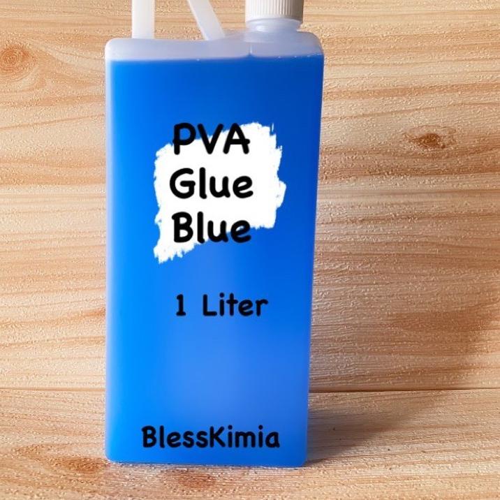 

Berkualitas PVA GLUE BLUE 1 LITER-PVA GLUE BLUE SLIME