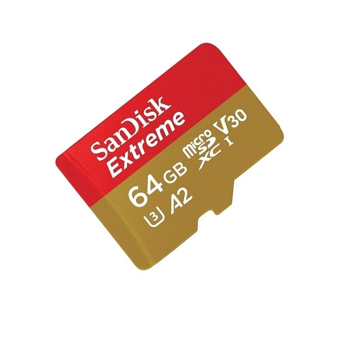 Sandisk MicroSDXC Extreme 64GB U3 A2 4K V30 R170MB/s W80MB/S