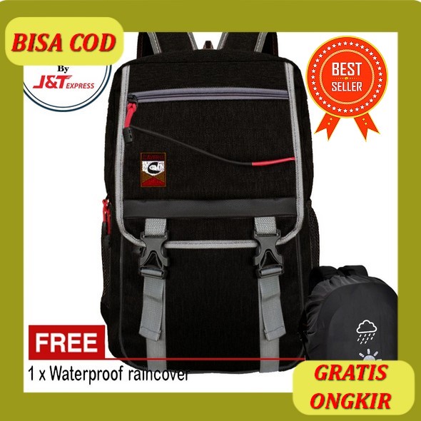 Tas Ransel Pria Dewasa Terbaru 2022 Besar Kanvas Kekinian Branded Original Import Anti Air Waterprof
