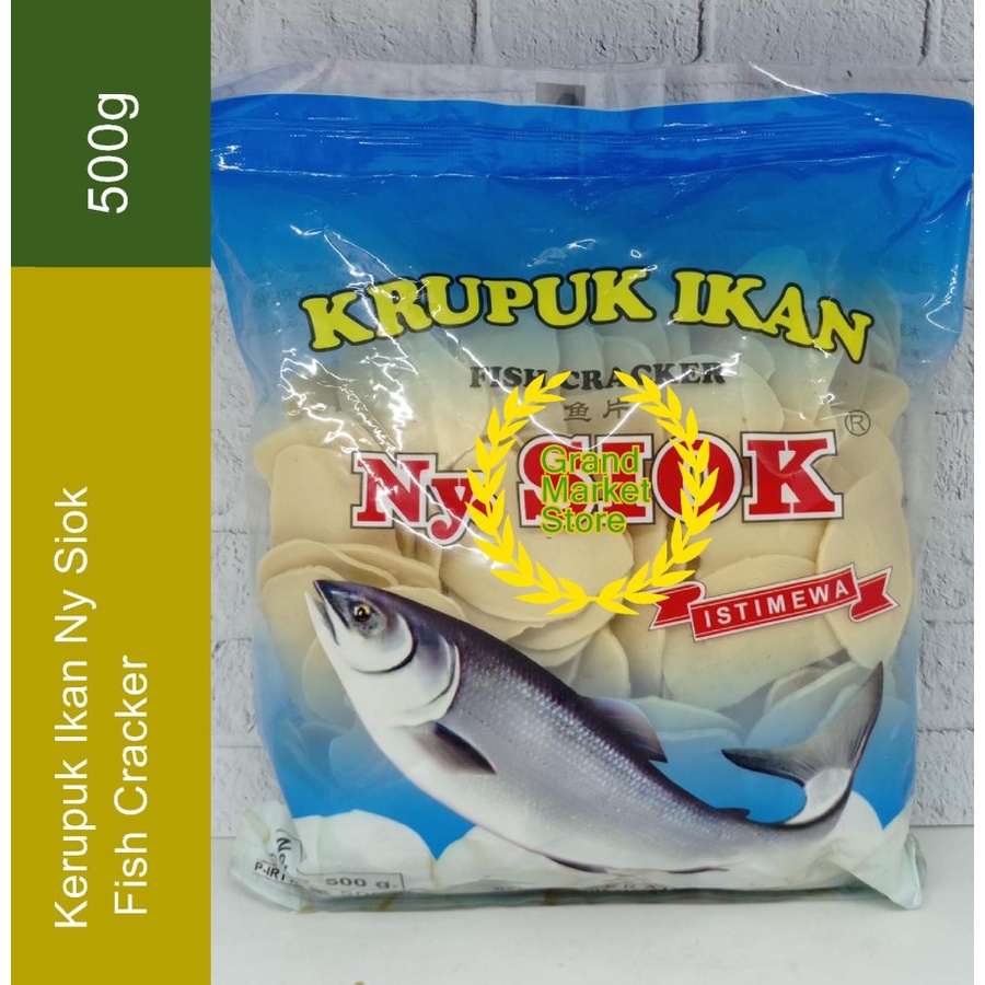 

Krupuk Ikan Ny Siok 500 Gr / Kerupuk Fish Cracker