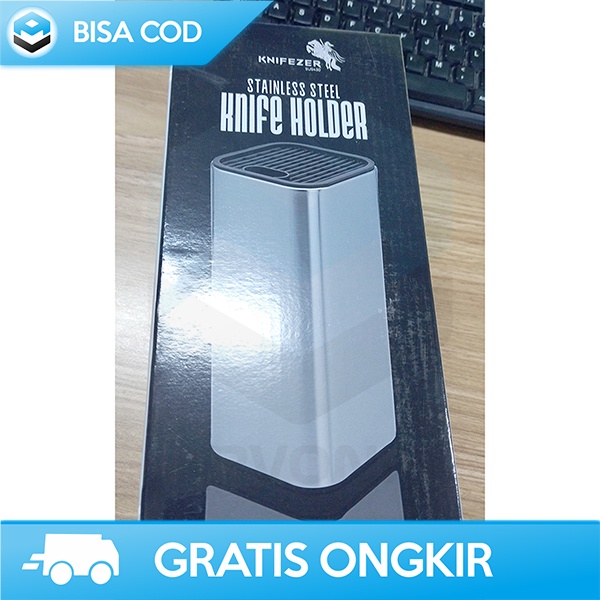 WADAH TEMPAT PENYIMPANAN PISAU ORGANIZER DAPUR STAINLESS STEEL SUS430