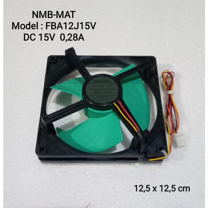 MA - Fan Kipas Kulkas Panasonic Sharp NMB-MAT FBA12J15V DC15V 0.28A