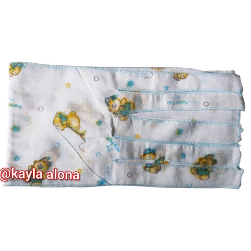 ( GRT 048 )GURITA BAYI PUTIH MOTIF