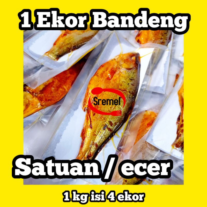 1 Kg Bandeng Presto Vacum Isi 4 Ekor By sremel