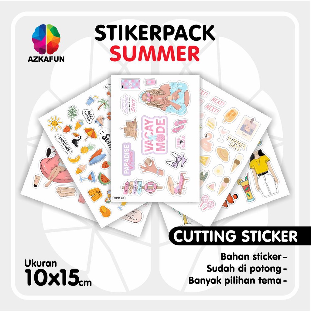 

STIKER PACK SUMMER / STICKER TUMBLR / STIKER HP - STIKER LAPTOP STICKER AESTHETIC