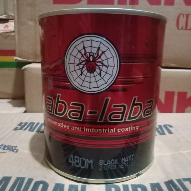 Cat Duco laba laba 480m Hitam Doff 1kg