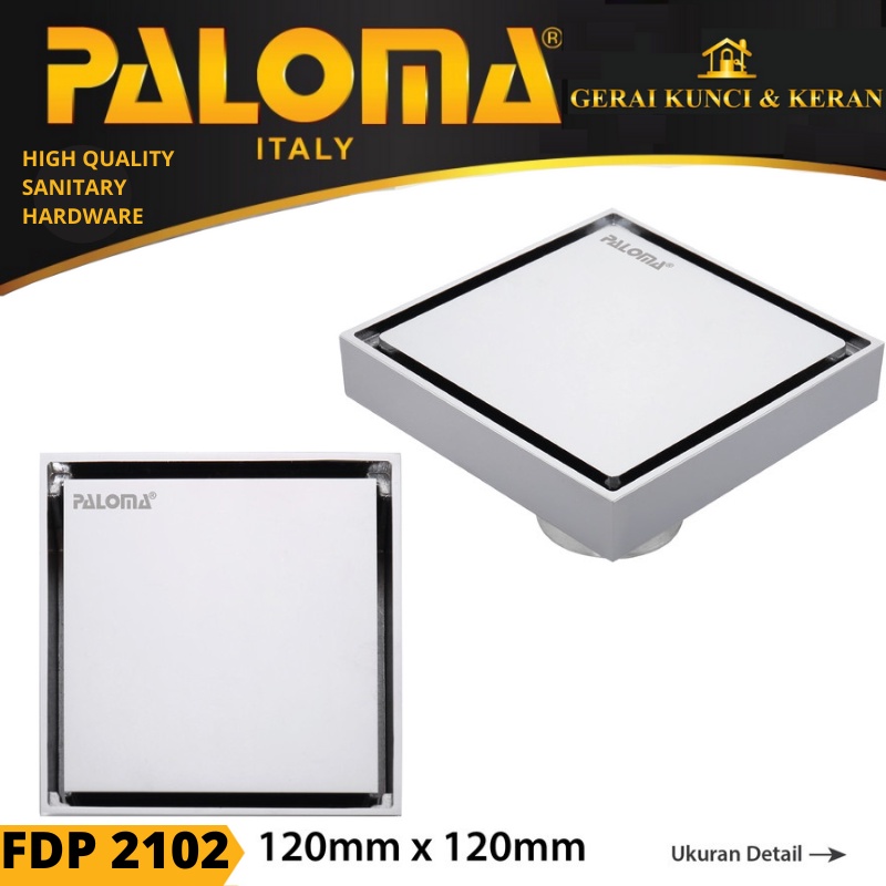 PALOMA FDP 2102 Floor Drain Strainer Saringan Got Kamar Mandi Anti Bau Anti Serangga Anti Tikus