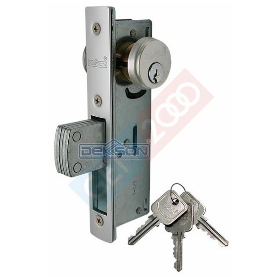 Gagang Aluminium Lock Kc 8128 Dekkson Kunci Pintu Swing Aluminium Kc-8128