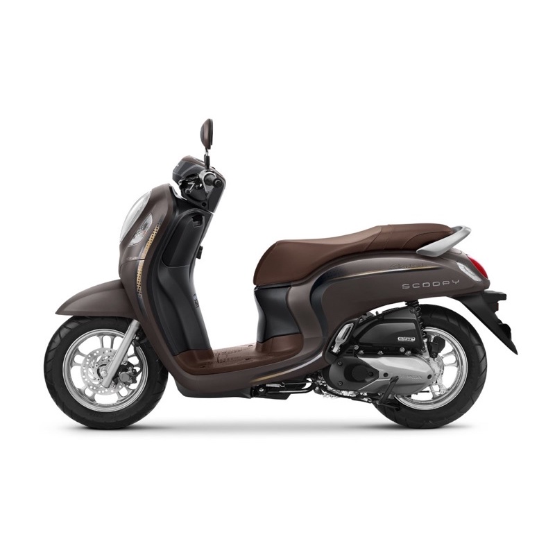 STIKER STRIPING MOTOR SCOOPY 2023 COKLAT ABU STYLISH BROWN