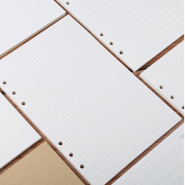 

[KODE PRODUK HIHDY34] ISI BINDER 6 RING A6 A5 BINDER PAPER 45 LEMBAR LOOSE LEAF