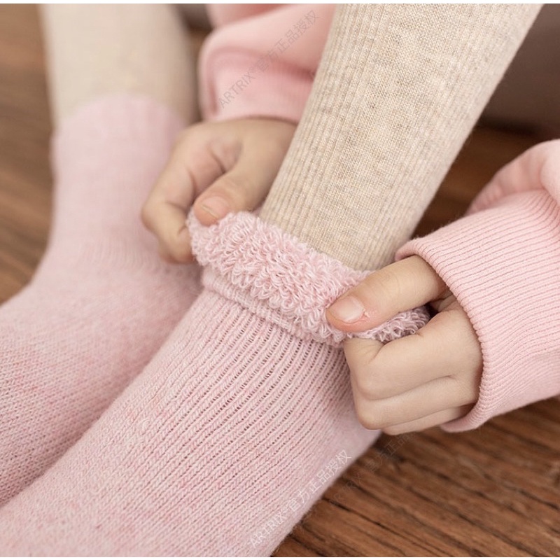 Kaos kaki thermal anak bulu domba winter kids socks sock musim dingin cowok cewek import hangat