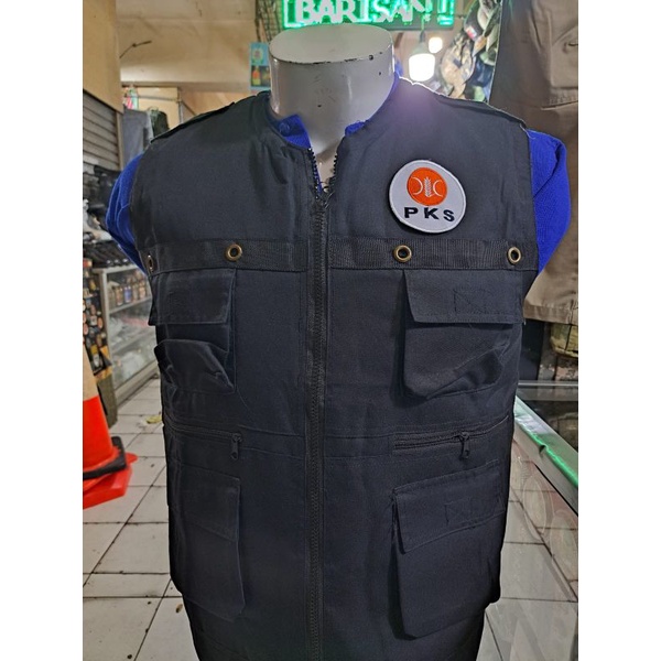 rompi hitam PKS#rompi partai pks