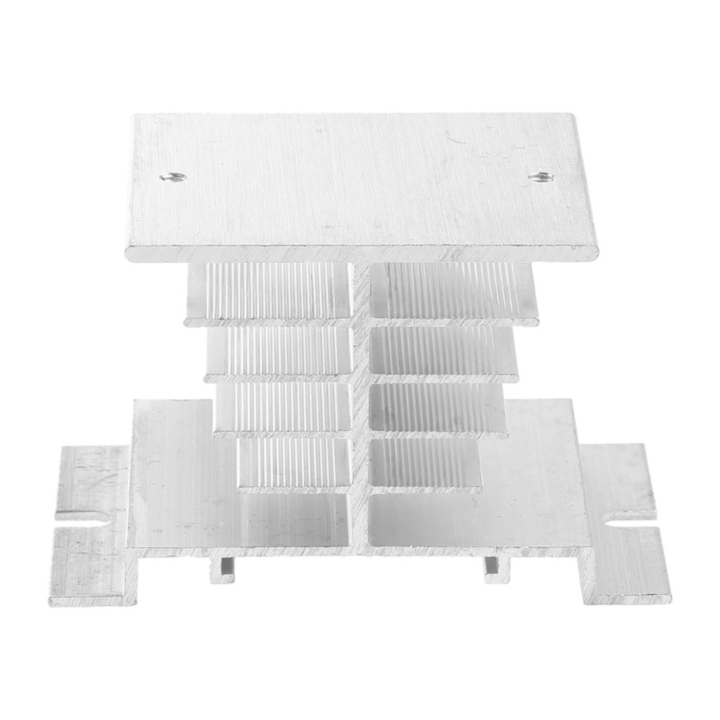 Bt 1Pc Relay Single Phase Solid State SSR Heat Sink Radiator Pembuangan Aluminium