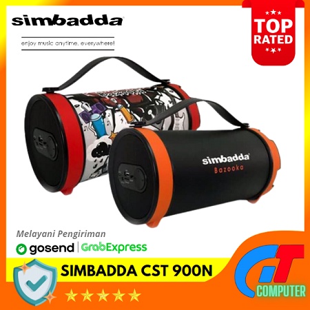 Speaker Simbadda CST 900N CST900N CST 900 Bluetooth BAZOOKA - Grafiti