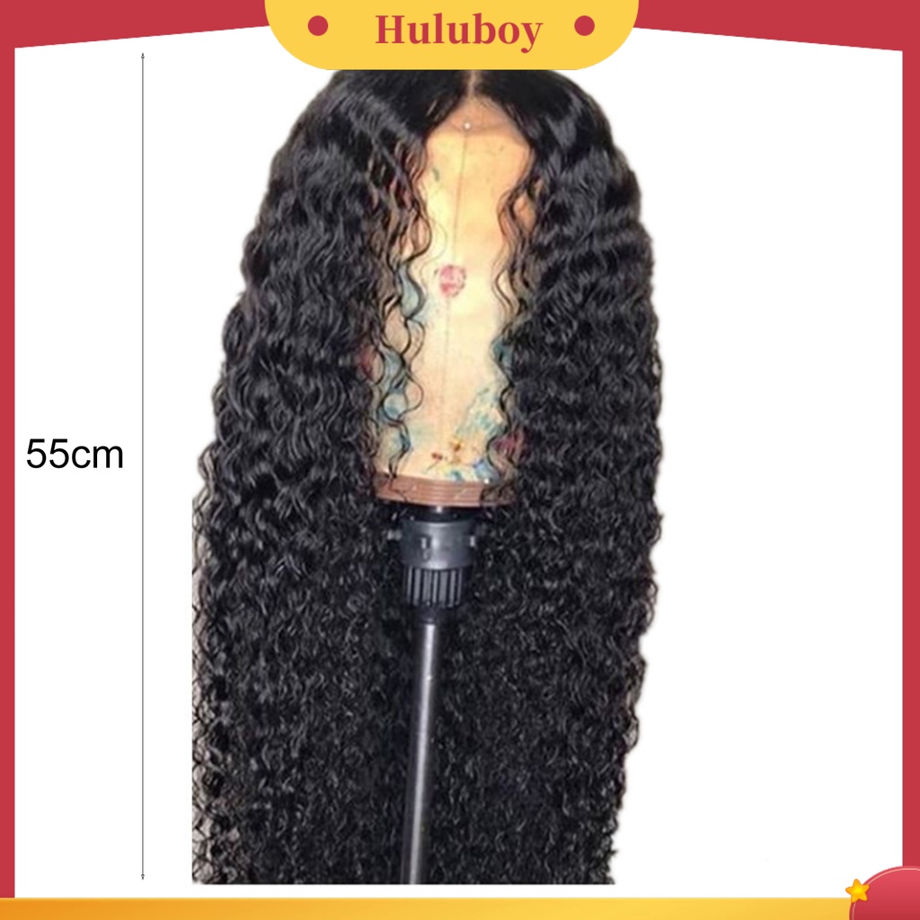 Wig Rambut Keriting Wanita Bahan Silk Suhu Tinggi Mudah Digunakan Untuk Pesta