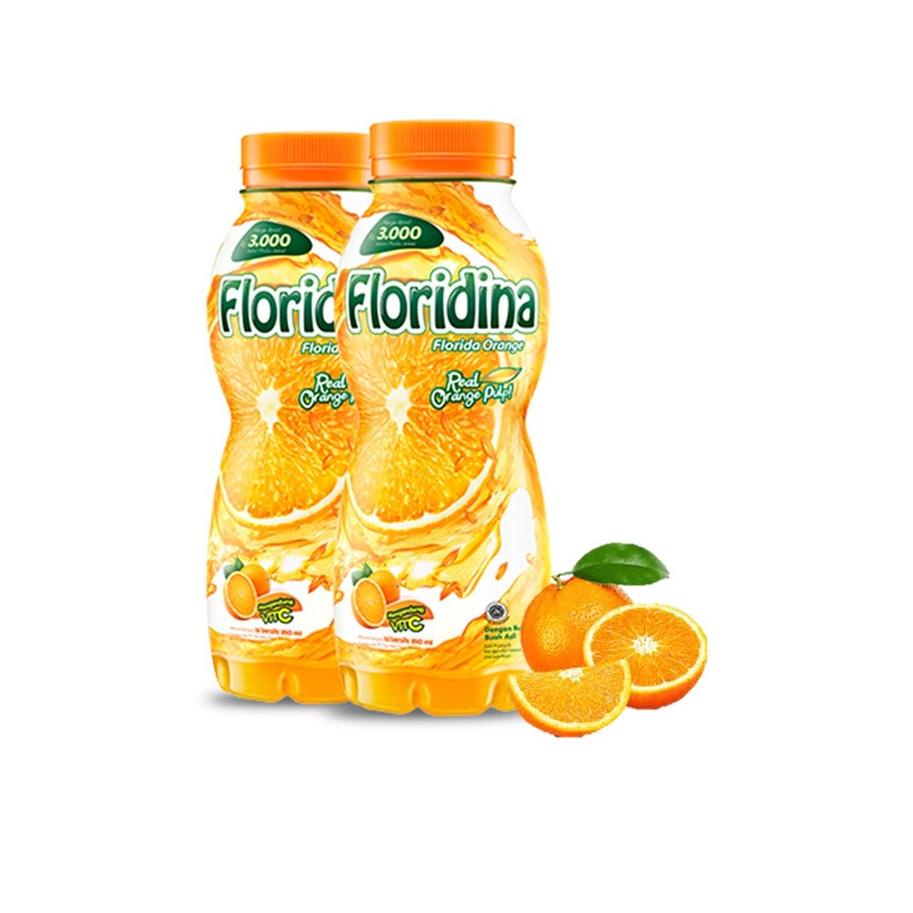 

ゆ Floridina Orange 350 ml x 2 Pcs ㅲ