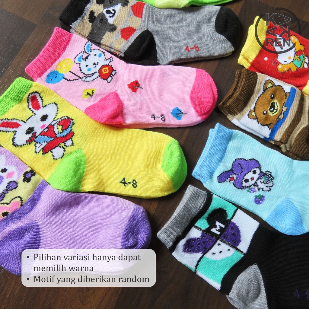 Kakaren Kaos Kaki Anak Karaker Kartun Lucu 4-6 Tahun