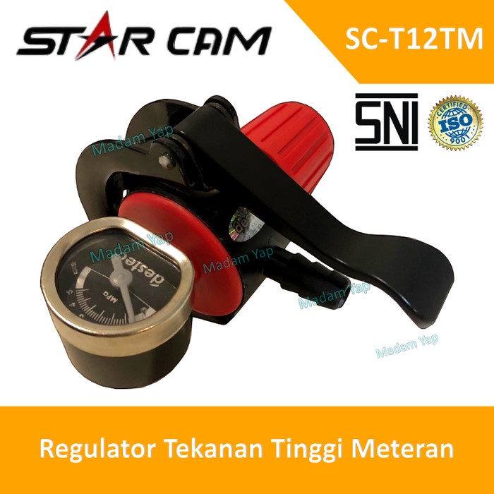 STARCAM Regulator Gas Tekanan Tinggi Meter LPG DESTEC High Pressure