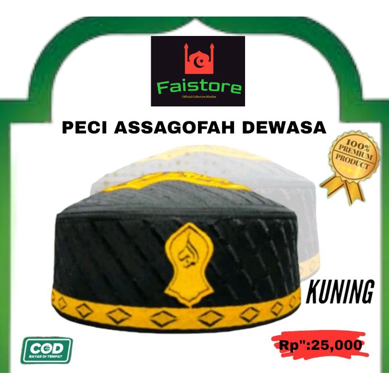 Peci Dapak Terompah Kopiah Peci Asagofah