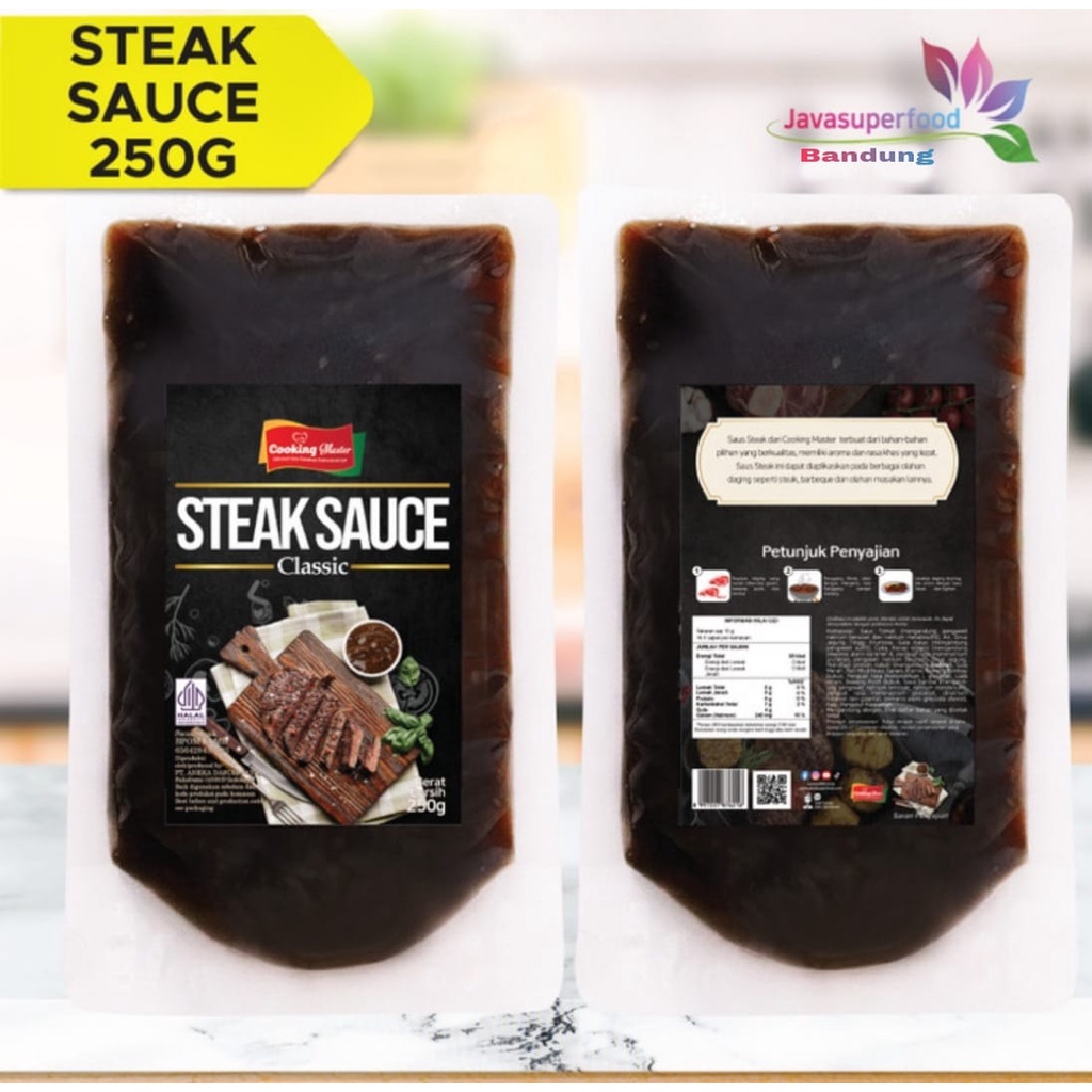 Cooking Master/ Steak Sauce/ Saus Steak/ Sauce Steak Halal 250gr