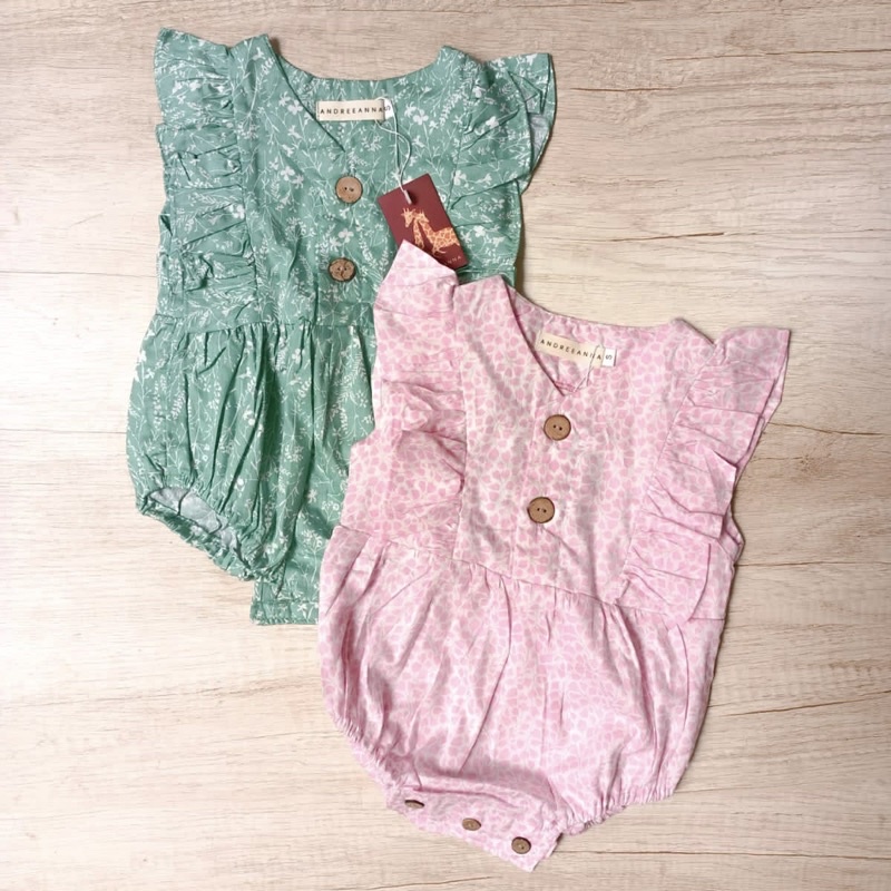 Andreeanna Bianca Romper Bayi 0-1thn