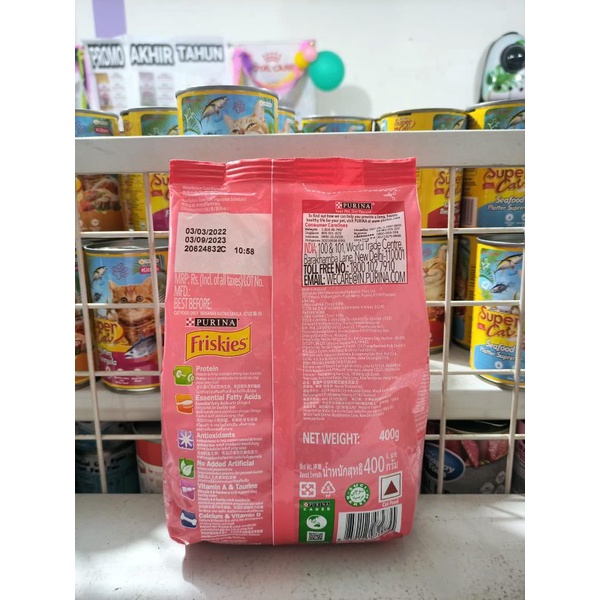 Makanan Kucing Friskies Kitten Discoveries Kemasan 400G / Purina Friskies Kitten Freshpack