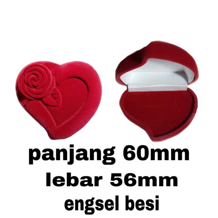 

Tempat Cincin Model Love Mawar 058