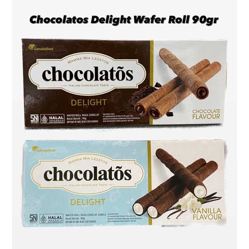 

Chocolatos Delight Wafer Roll 90gr