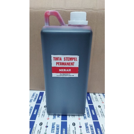 

TINTA STAMP PERMANENT MEDIA PLASTIK WARNA MERAH UK 1LT