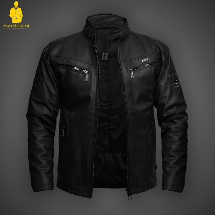 Jaket Pria | Jaket Motor Pria | Jaket Kulit Pria Hitam / Coklat