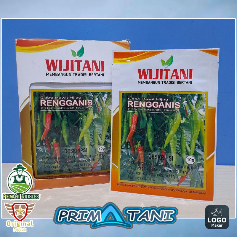 RENGGANIS WIJITANI 10gram - Benih Cabe Rawit Hijau