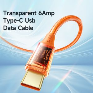 MCDODO CA-2090 CA-2091 Kabel Data Type C 100W Transparent Fast Charge