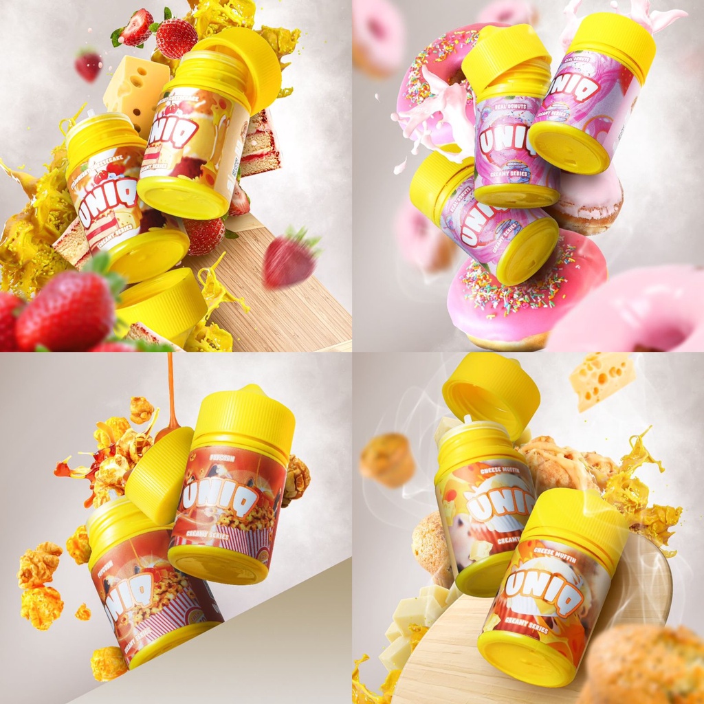 AUTHEN LIQUID UNIQ CREAMY SERIES  BY JUARA RASA INDONESIA - POPCORN