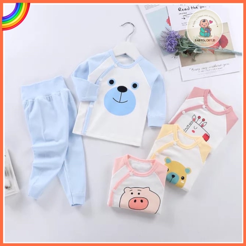 Setelan Lengan Panjang Premium Anak Laki Laki Perempuan Import / Setelan Piyama Anak Import / Baju Tidur Anak