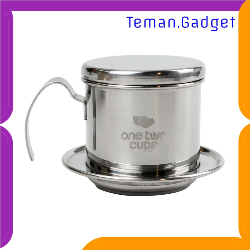 TG - DPR One Two Cups Filter Saring Kopi Vietnamese Coffee Pot Stainless - LC2