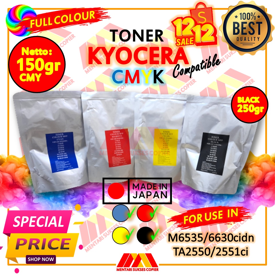 TONER KYOCERA UNIVERSAL M6630cidn M6535cidn 6630 6535 TA2550 2551ci 8130 3252