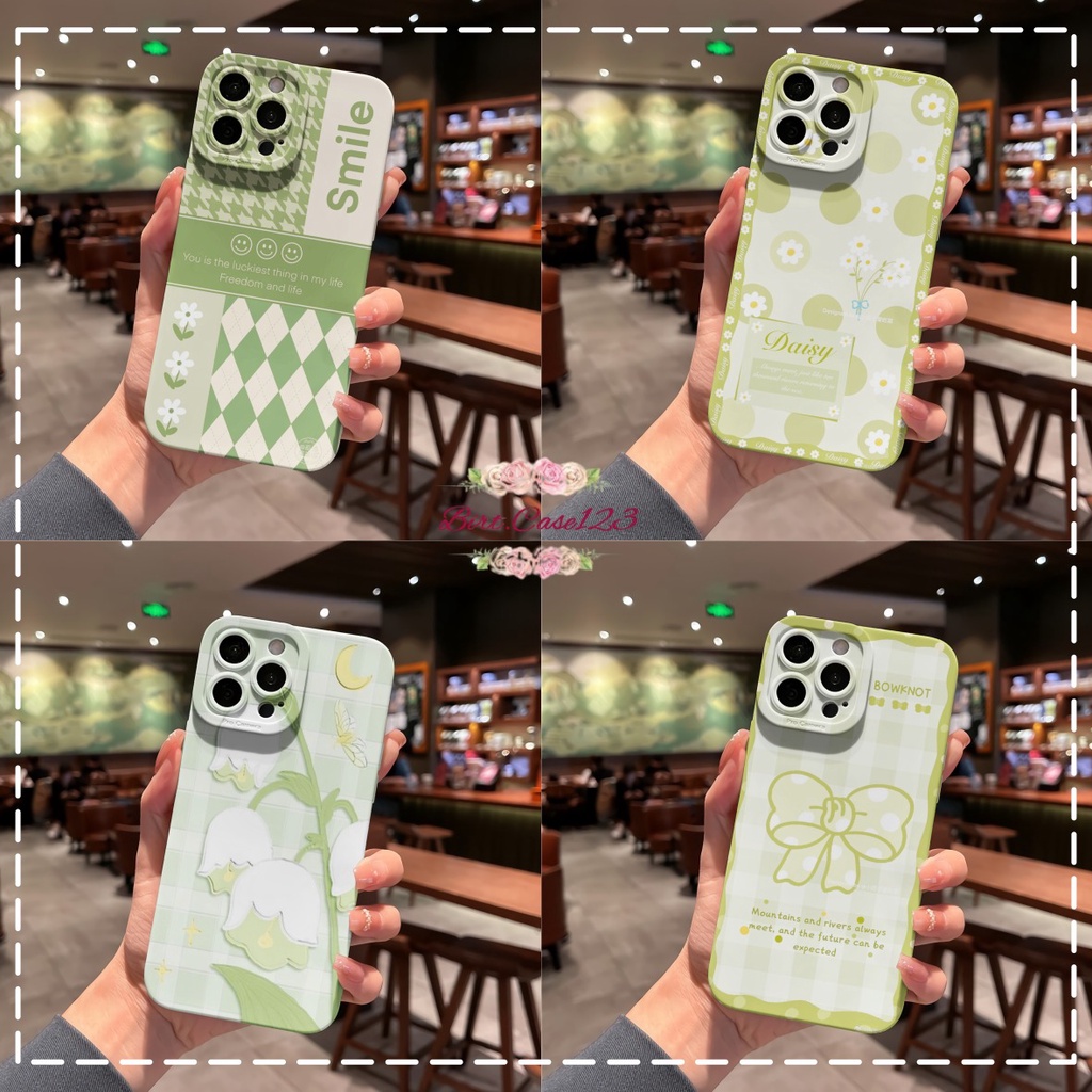 CUSTOM CASE SOFTCASE SILIKON PROCAMERA GREEN CUSTOM OPPO REALME VIVO XIAOMI SAMSUNG INFINIX IPHONE FOR ALL TYPE BC6829