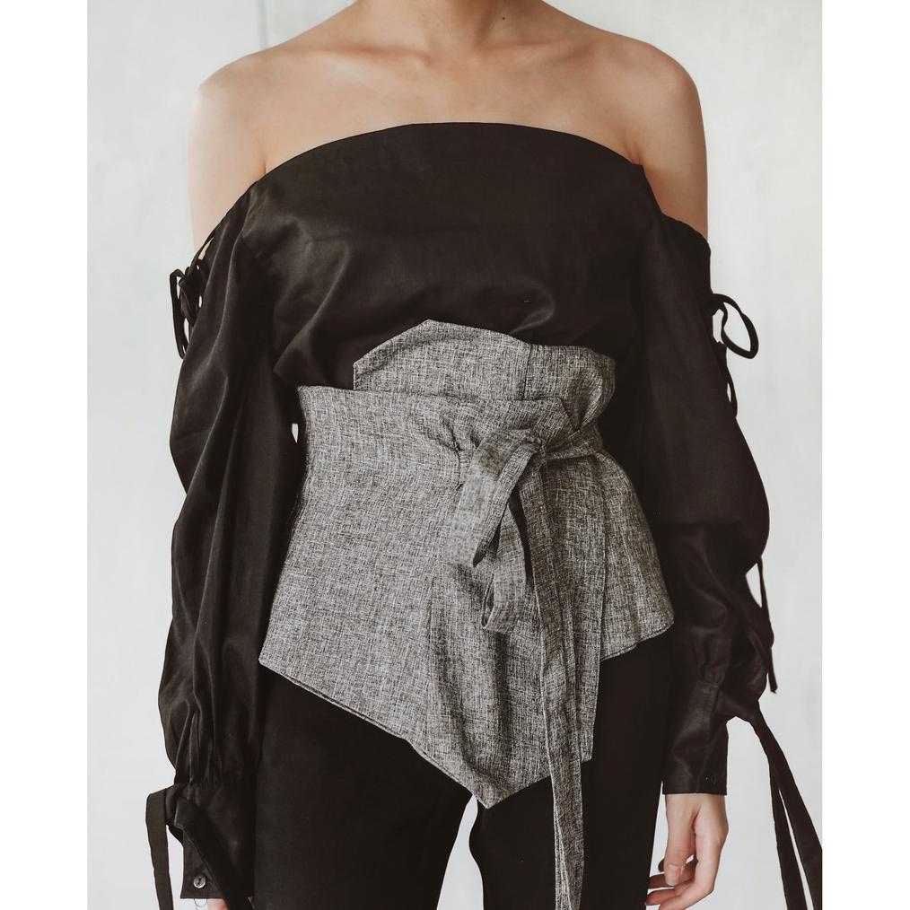 (Ready COD) ANAIN - Grey Obi