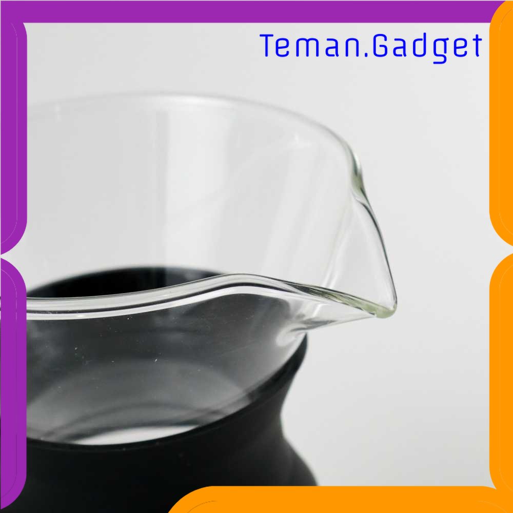 TG - DPR One Two Cups Coffee Maker Pot V60 Teko Kopi Barista Borosilicate Glass - SE111
