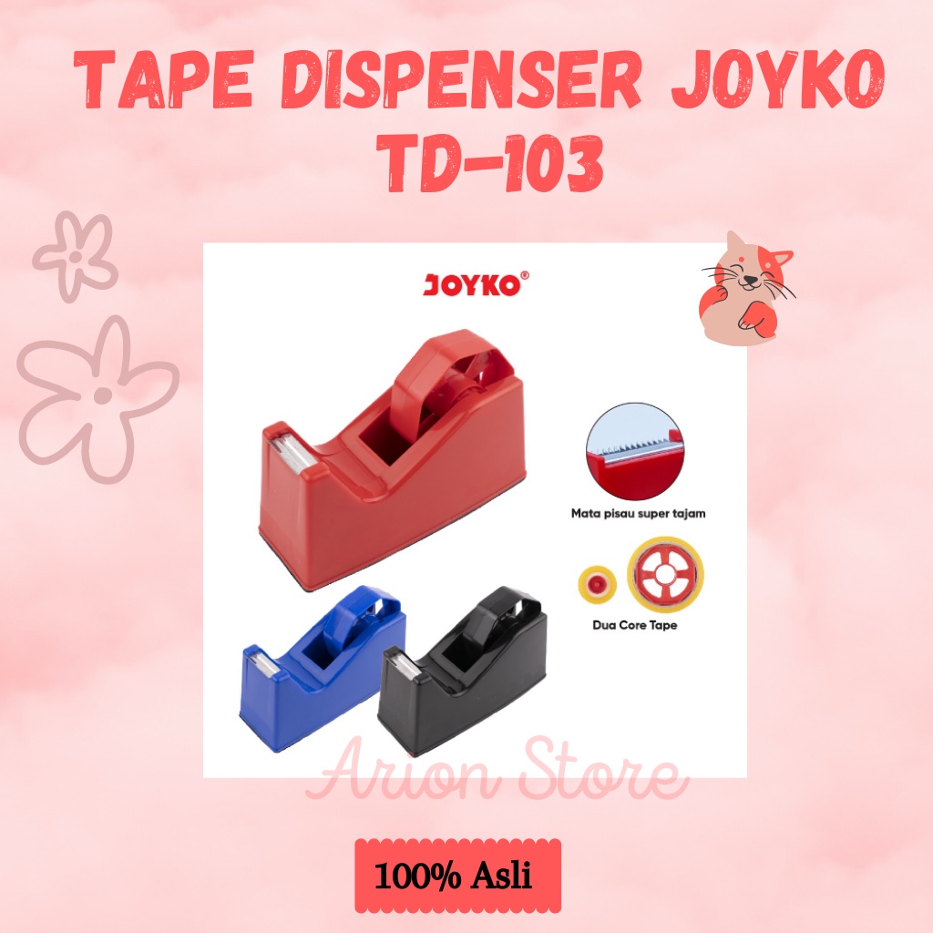 

[ARION STORE] Tape Dispenser TD-103 / Pemotong Pita TD-103 Joyko [PCS]