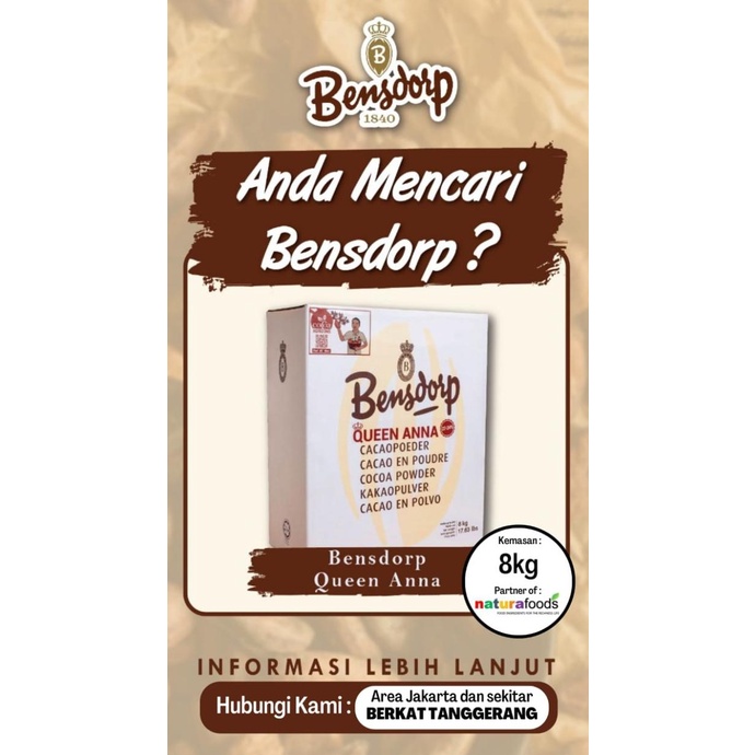 

Coklat Bubuk Bensdorp Repack 1Kg