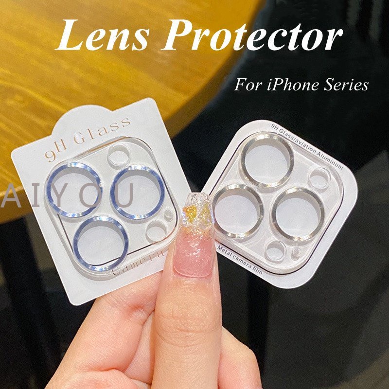 For Iphone 14 Pro Max/11 / 11 PRO / 11 PRO MAX / 12 MINI / 12 / 12 PRO / 12 PRO MAX Camera Lens Ring Glass Protector