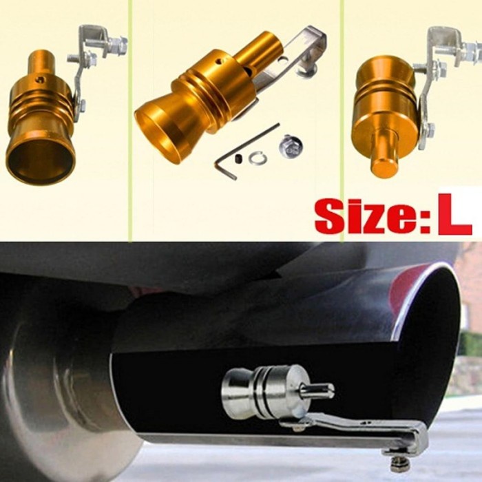 Knalpot Suara Bunyi Turbo Palsu Pengeras Suara Kenalpot /Knalpot Mobil