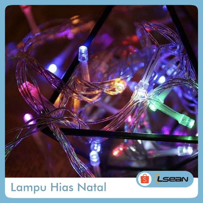 Lampu Hias Natal Tumblr Lancip Warna Warni Rainbow